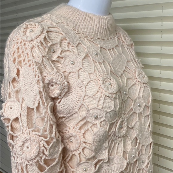 Gantos Vintage Silk Angora L-Wool Lt. Pink Sweater - Picture 12 of 12